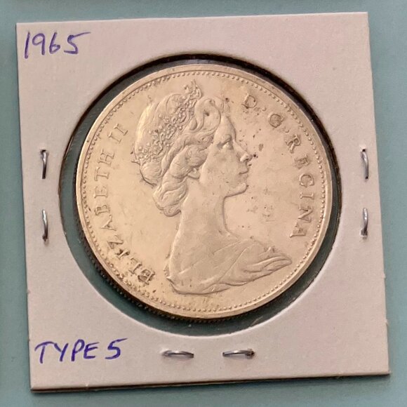 4 x 1965 Canada Silver $1 Dollar Coins! - Picture 10 of 16